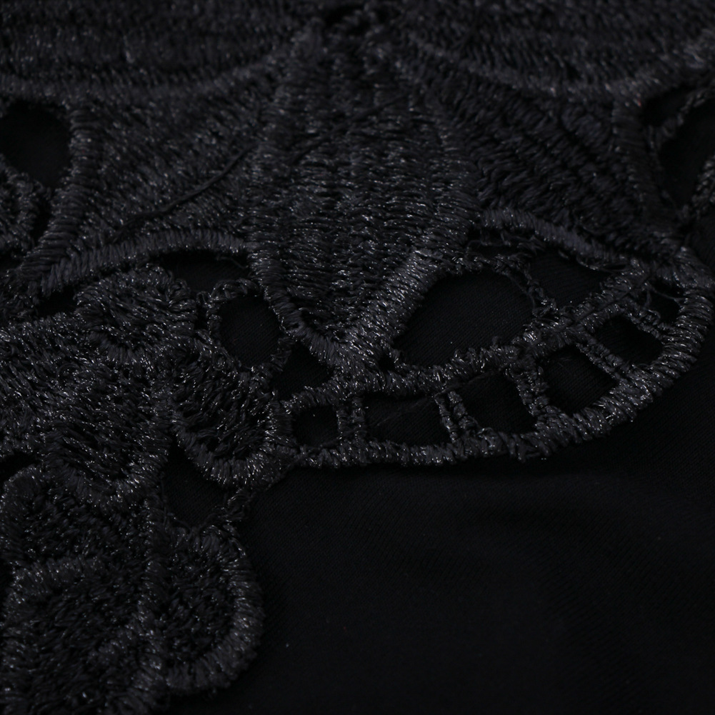 F2502-2  Sleeveless Crochet neck halter top